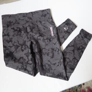 Gymshark Adapt Camo Seamless Leggings Sculpting Stretch Logo Size XS/Small